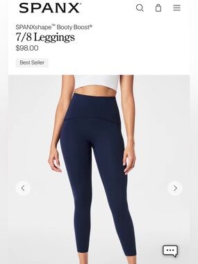 SPANX SPANXshape™ Booty Boost® 7/8 Leggings